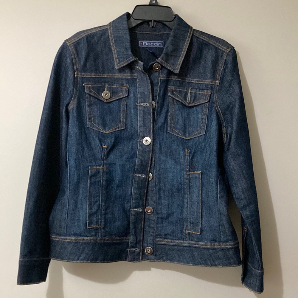 Baccini Denim Jean Jacket Large